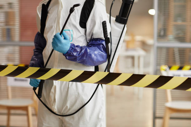Professional Hoarding Cleanup technician working in Urbana, IA
